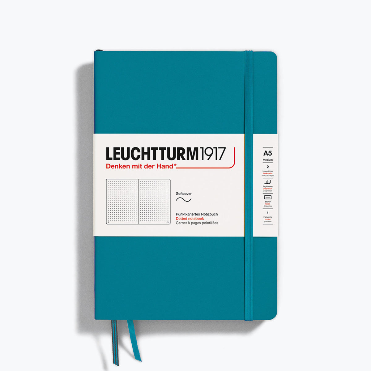 Leuchtturm1917 - Notebook - Softcover - A5 - Ocean <Outgoing>