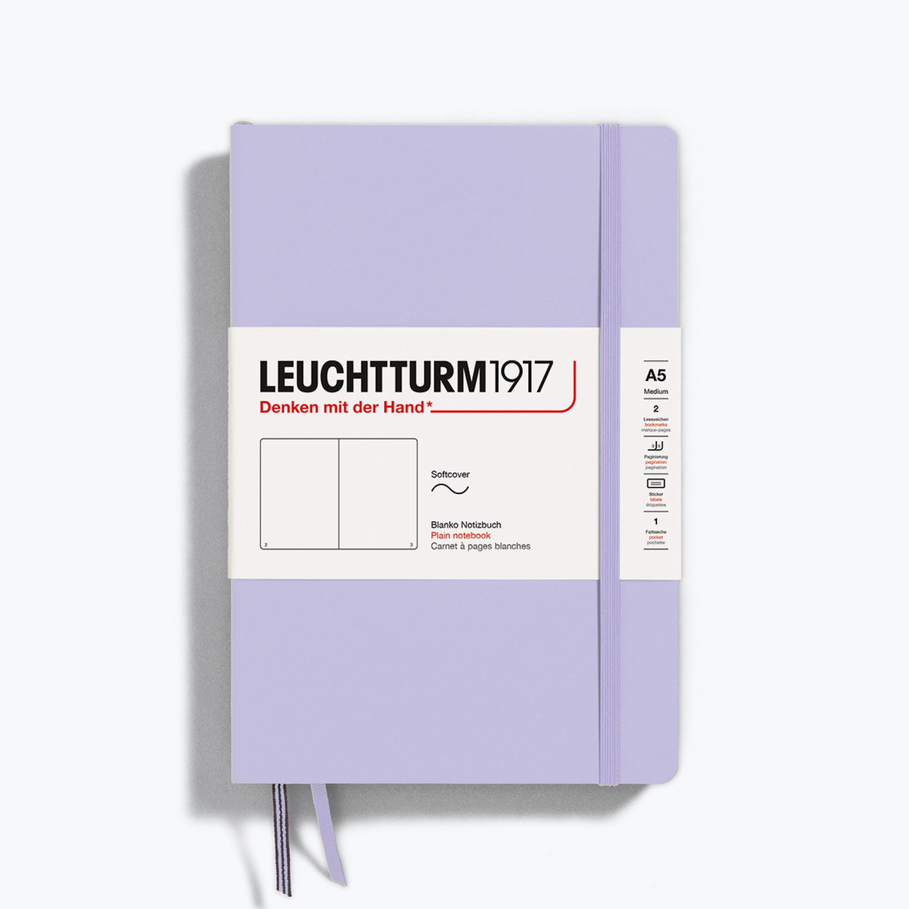 Leuchtturm1917 - Notebook - Softcover - A5 - Lilac