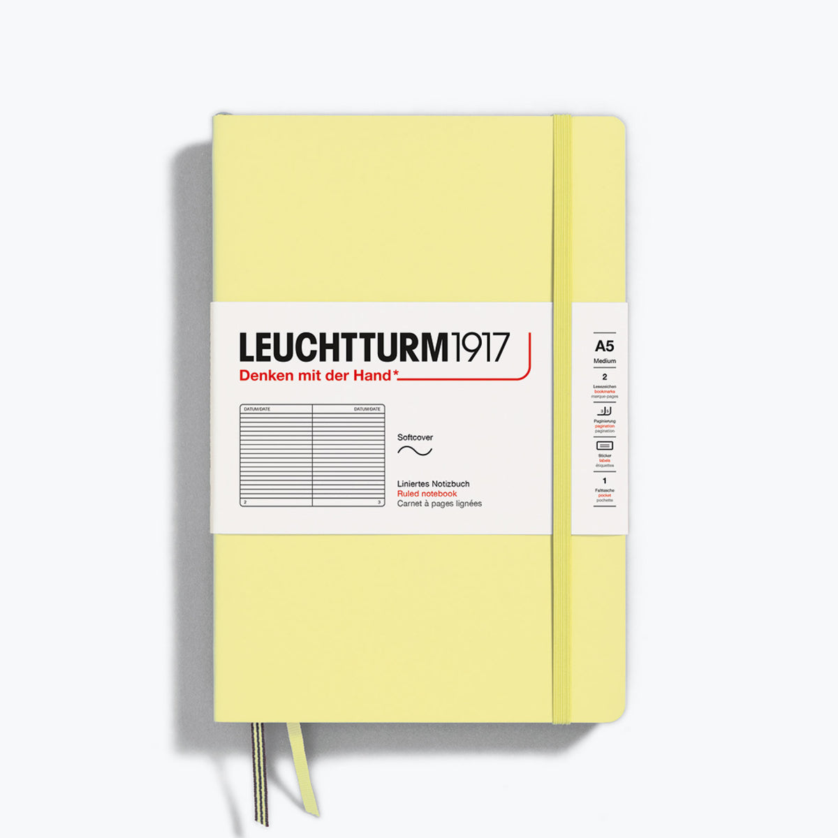 Leuchtturm1917 - Notebook - Softcover - A5 - Vanilla <Outgoing>