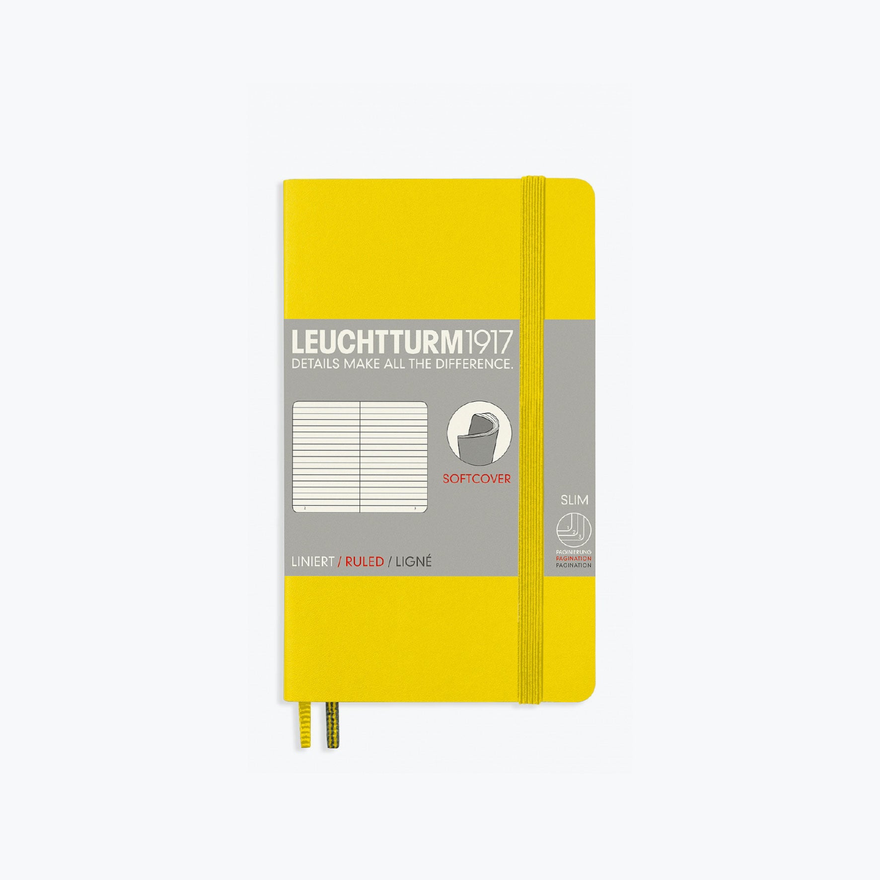 Leuchtturm1917 - Notebook - Softcover - A6 - Lemon