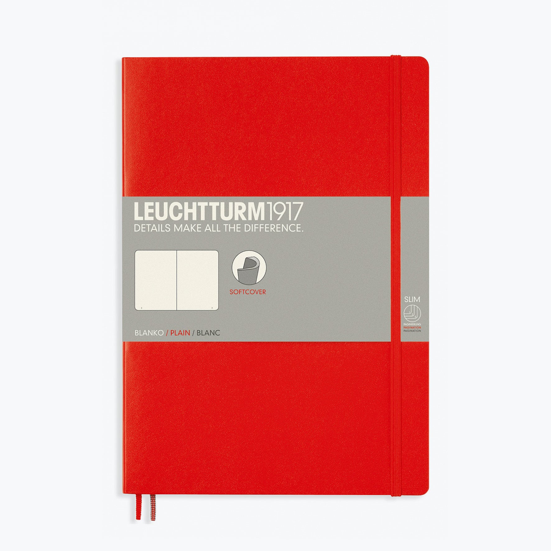 Leuchtturm1917 - Notebook - Softcover - B5 - Red <Outgoing>