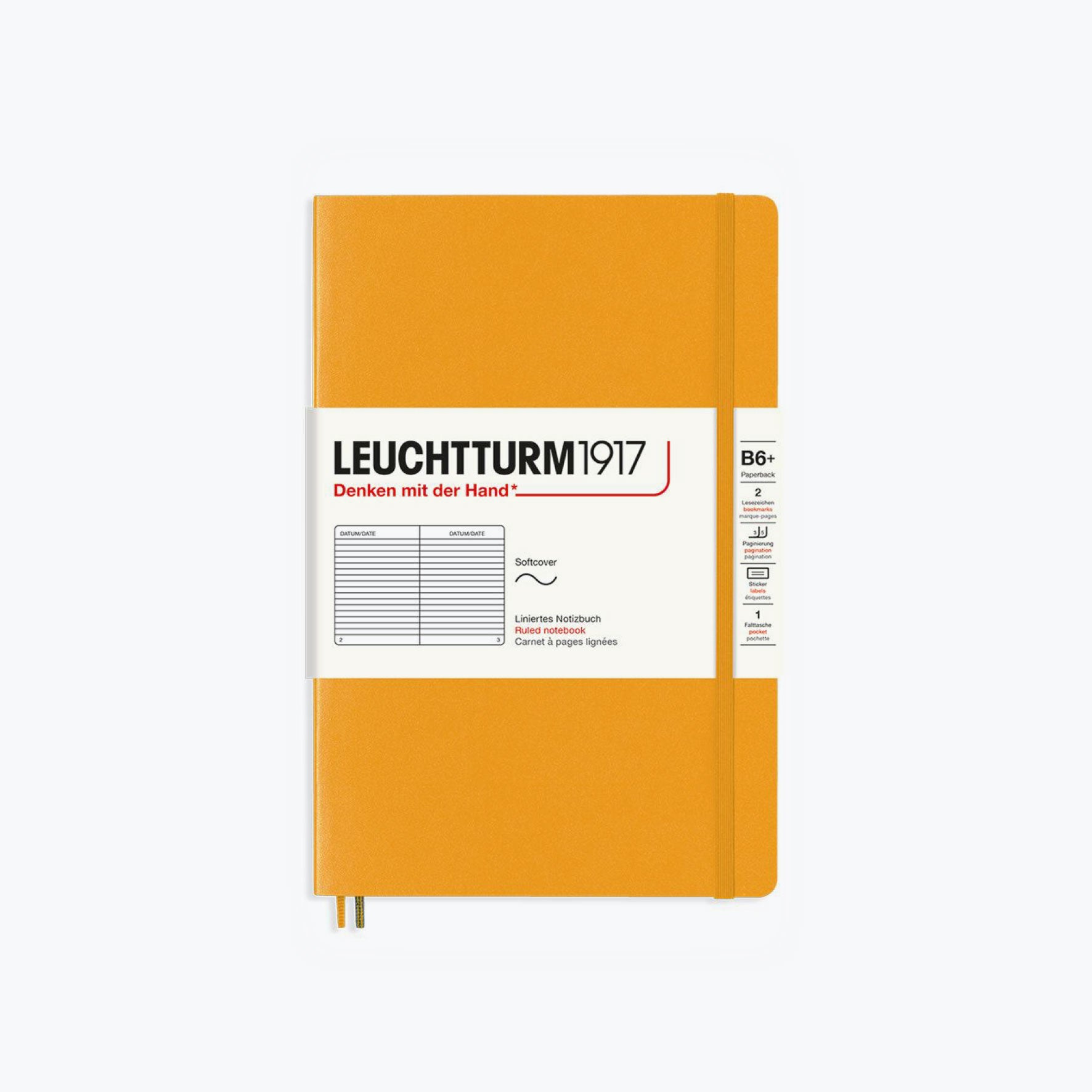 Leuchtturm1917 - Notebook - Softcover - B6+ - Rising Sun
