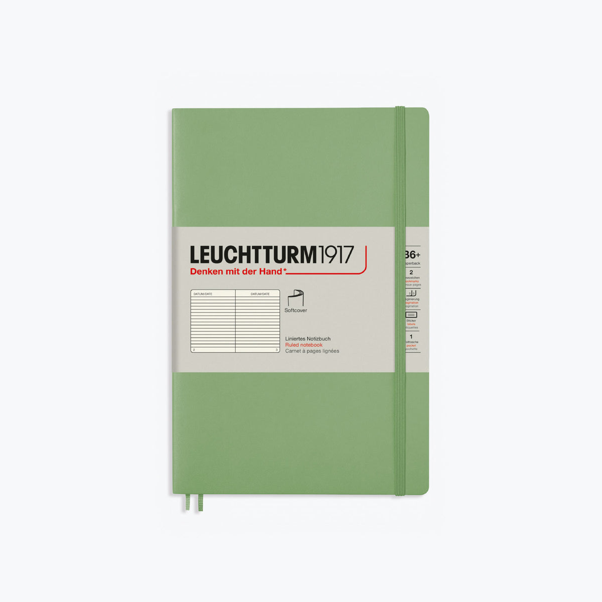 Leuchtturm1917 - Notebook - Softcover - B6+ - Sage