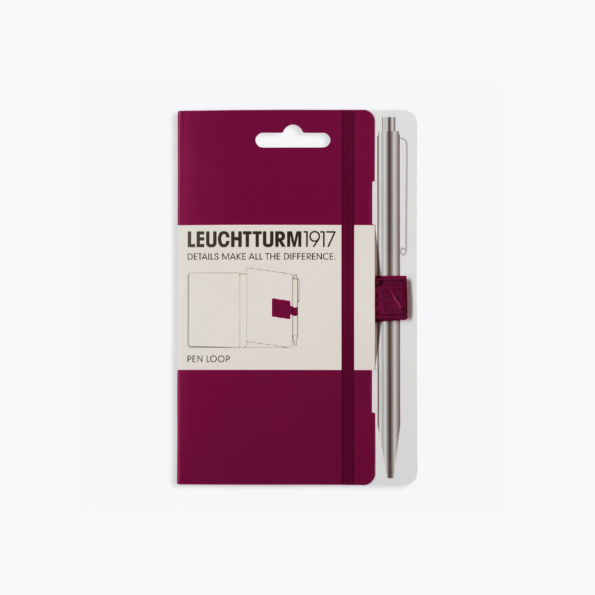 Leuchtturm1917 - Pen Loop - Port Red