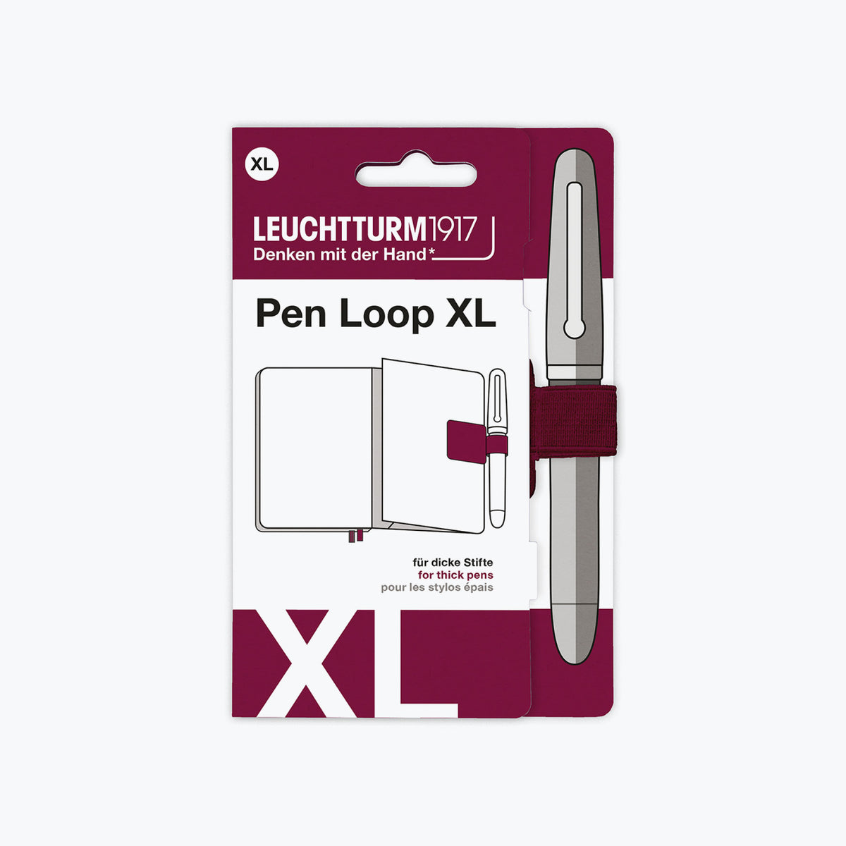 Leuchtturm1917 - Pen Loop XL - Port Red <Outgoing>