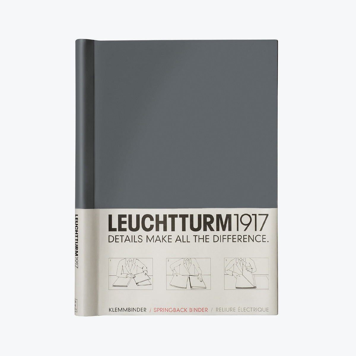 Leuchtturm1917 - Springback Binder - A4 - Anthracite <Outgoing>