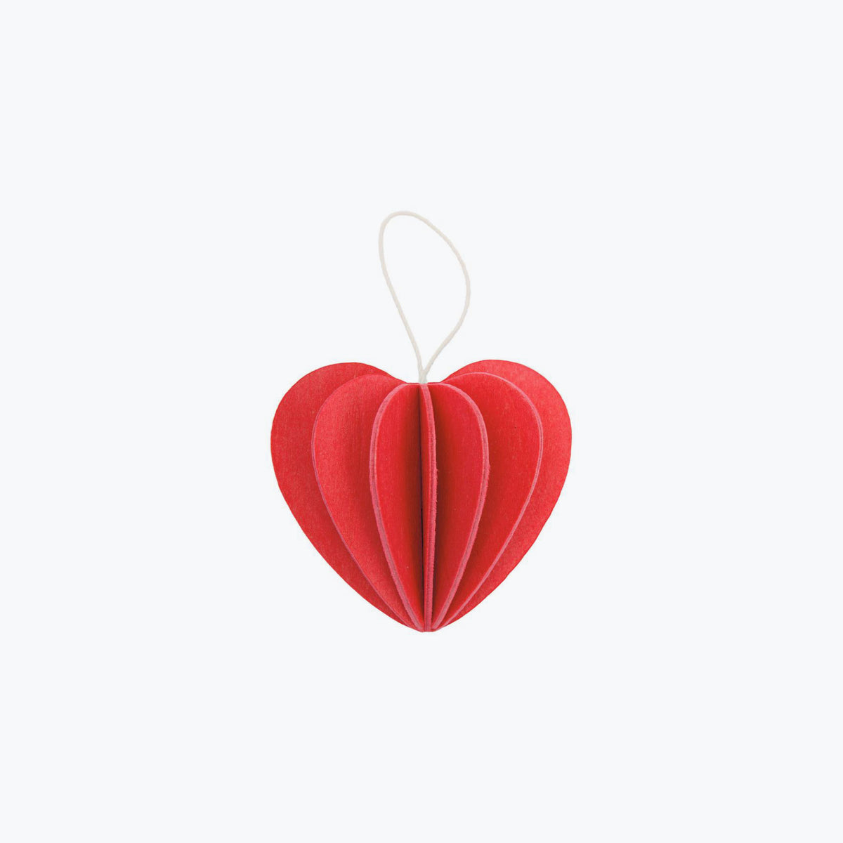 Lovi - Ornament - Heart - 4.5cm - Bright Red