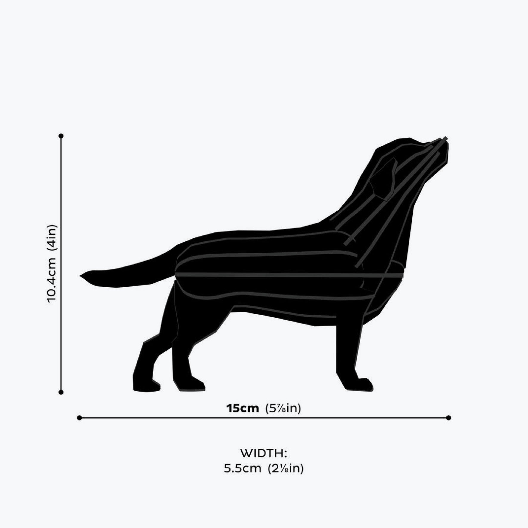 Lovi - Ornament - Labrador - 15cm - Black
