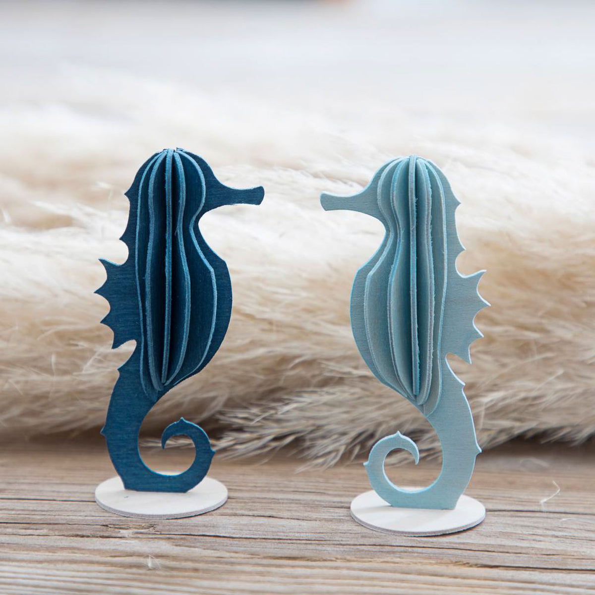 Lovi - Ornament - Seahorse - 8cm - Dark Blue