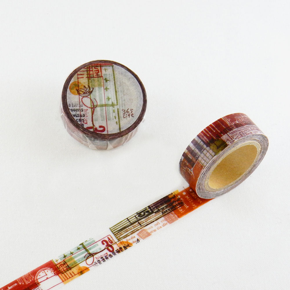 Round Top - Chamil Garden Design Washi Tape