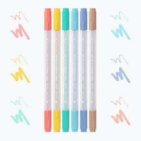 Midori - Brush Pen - Color Pens - Happy Set