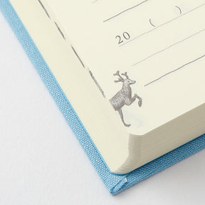 Midori - Daily Journal - Mini - 5 Years - Blue