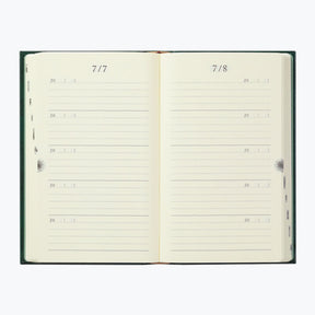 Midori - Daily Journal - 5 Years - Recycled Leather Green (Limited Edition)