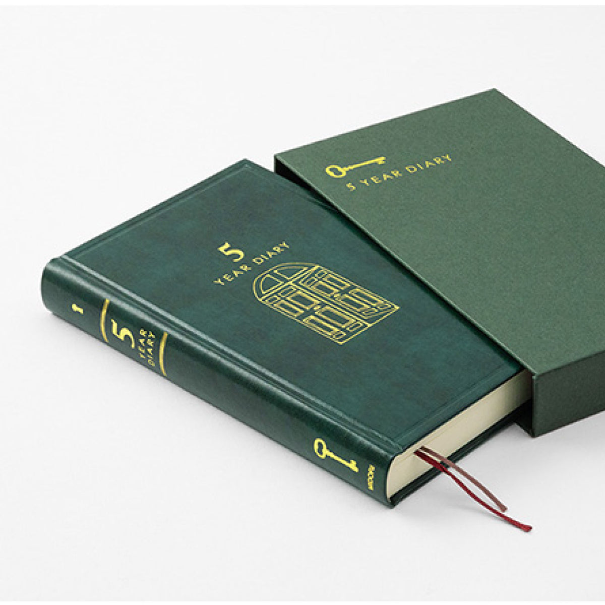 Midori - Daily Journal - 5 Years - Recycled Leather Green (Limited Edition)