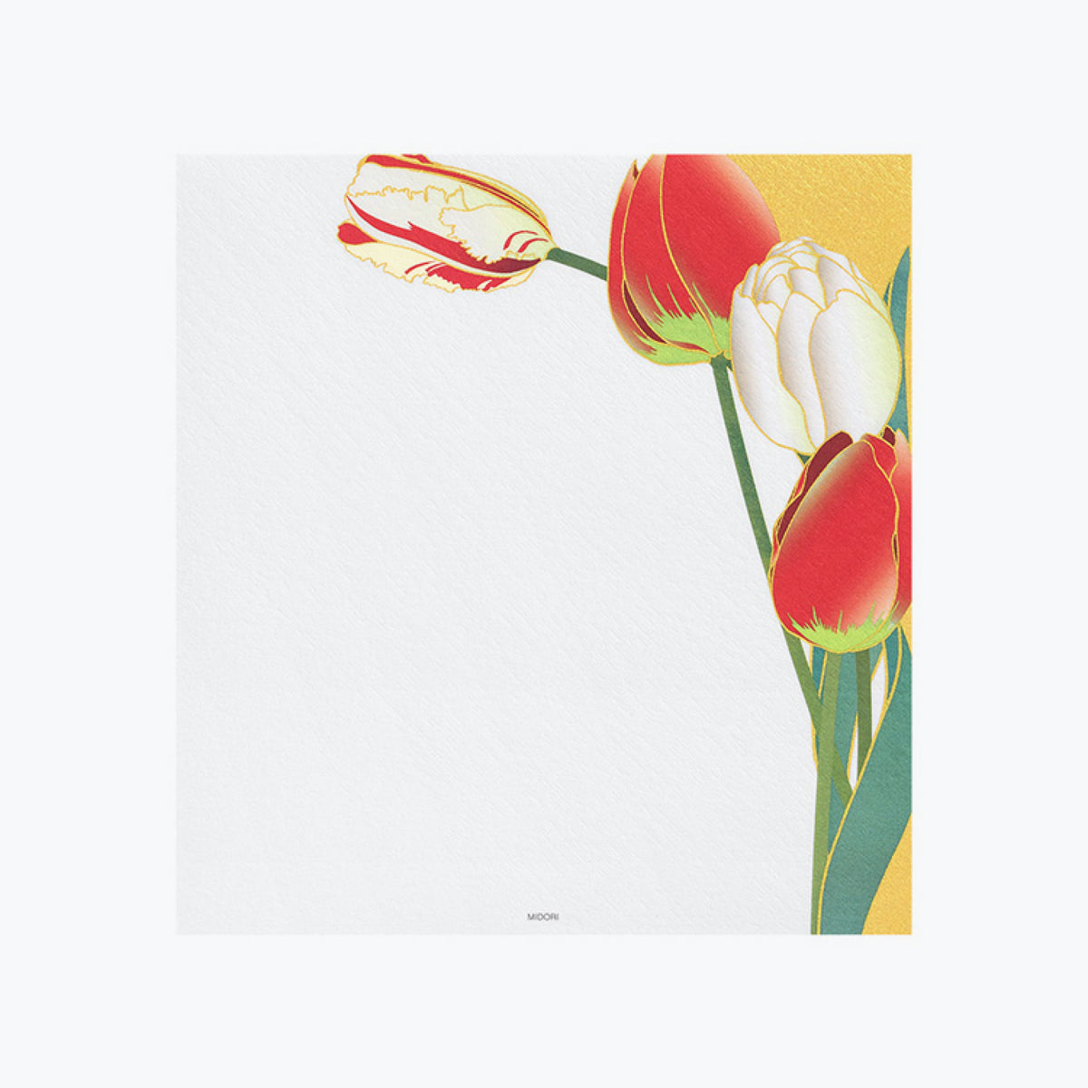 Midori - Letter Set - Kami - Tulips