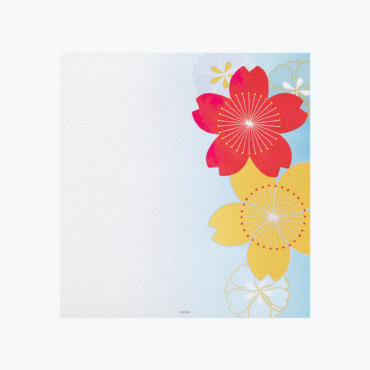 Midori - Letter Set - Kami - Blue Blossom