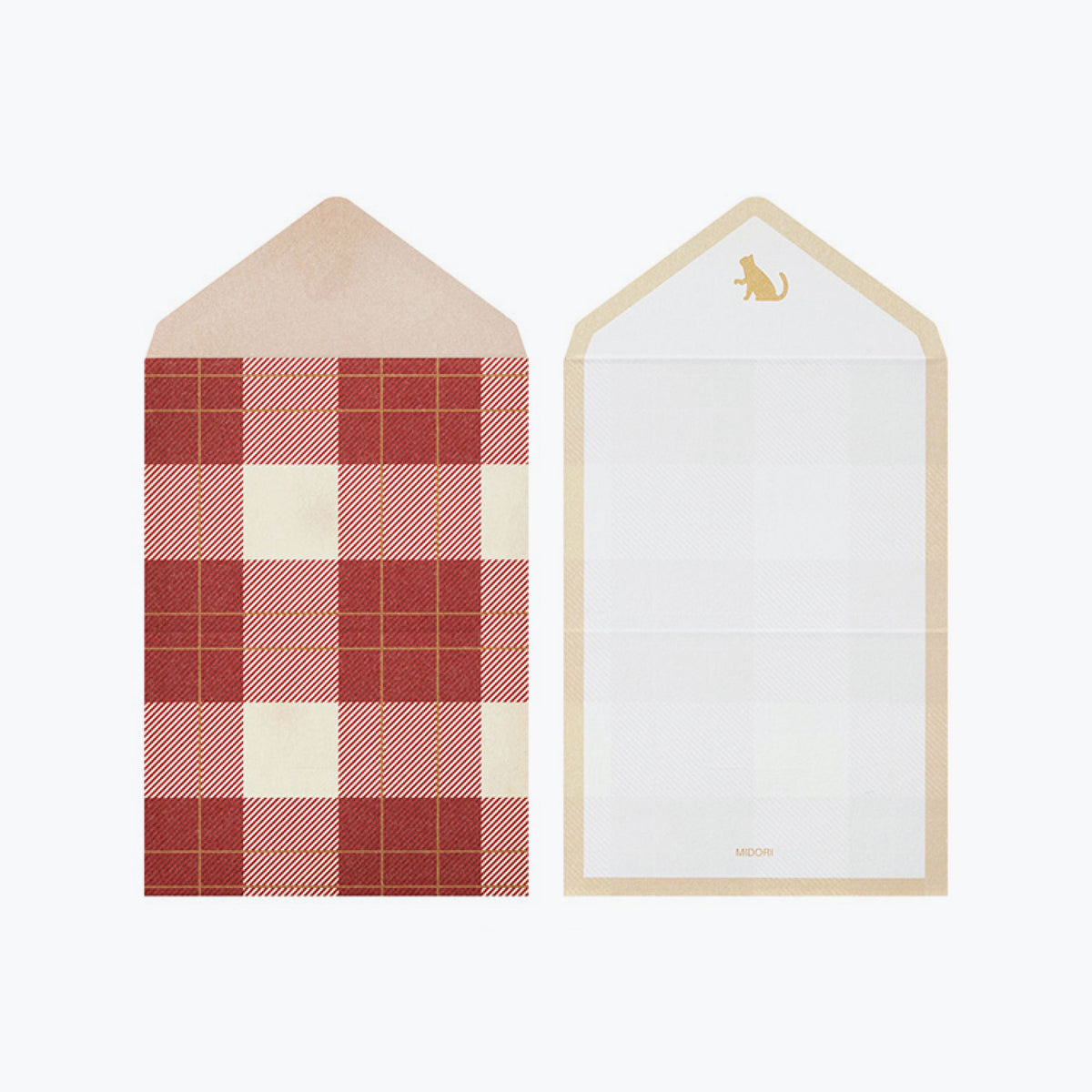 Midori - Letter Set - Mini - Plaid