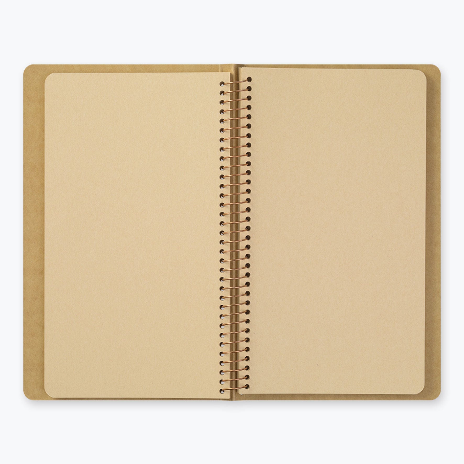 Midori - Notebook - Spiral Ring - A5 Slim - DW Kraft Paper