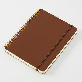 Midori - Notebook - Wire-O - B6 - Brown