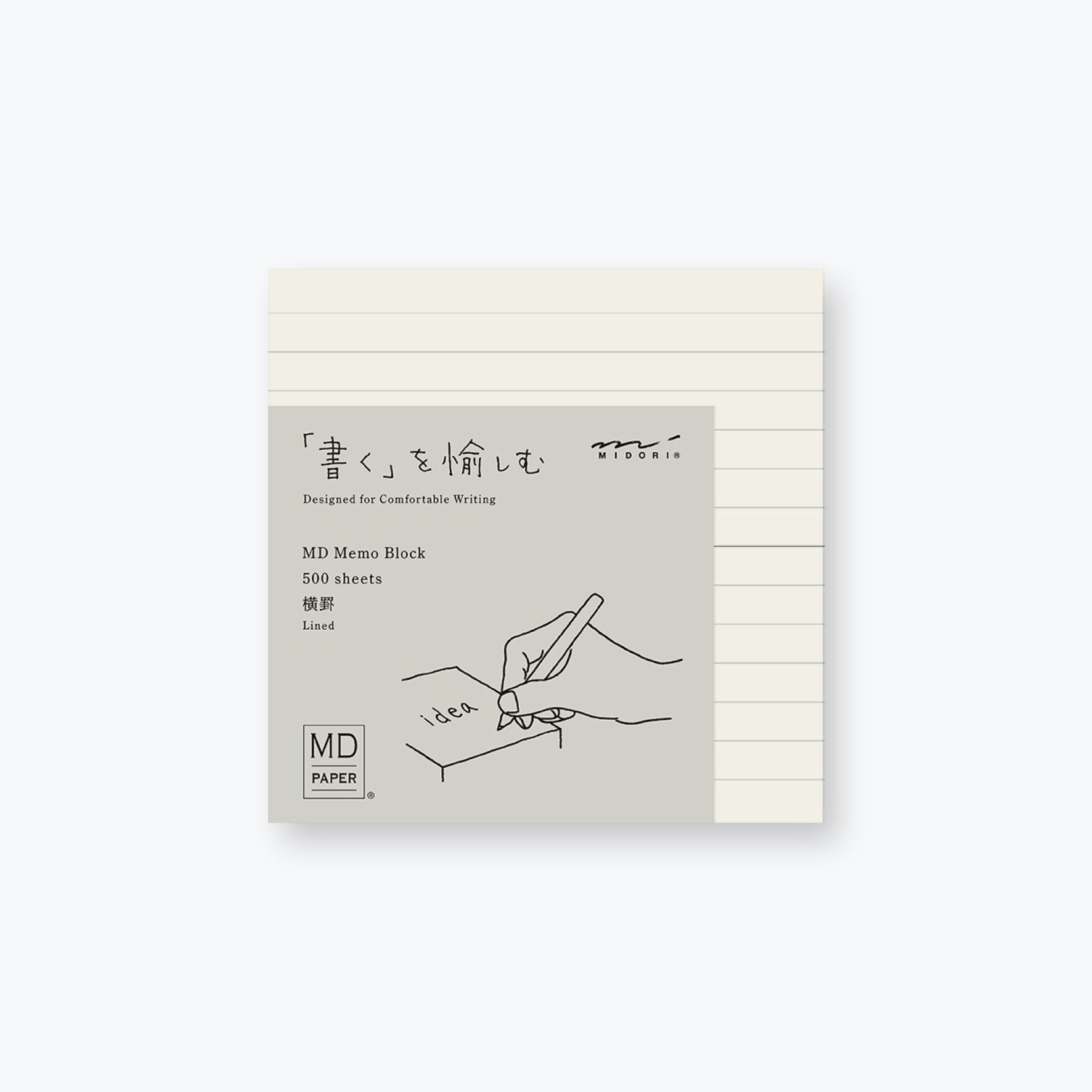 Midori - Notepad - Block Memo Pad - Lined