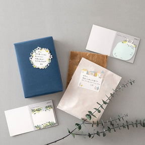 Midori - Notepad - Sticky Notes - Die-Cut - Town