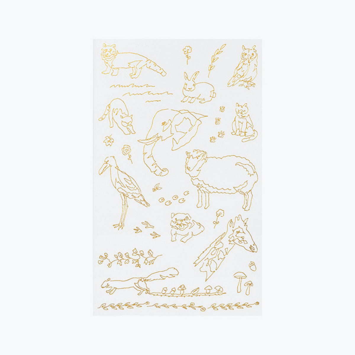 Midori - Planner Sticker - Foil Transfer - Animals