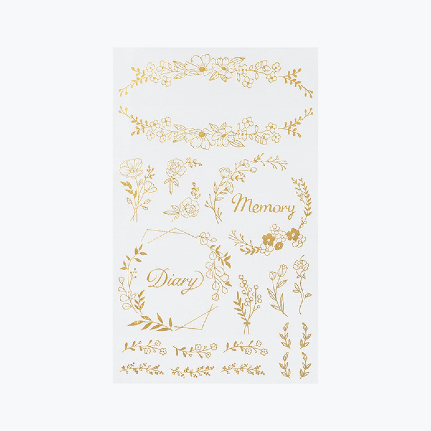 Midori - Planner Sticker - Foil Transfer - Floral