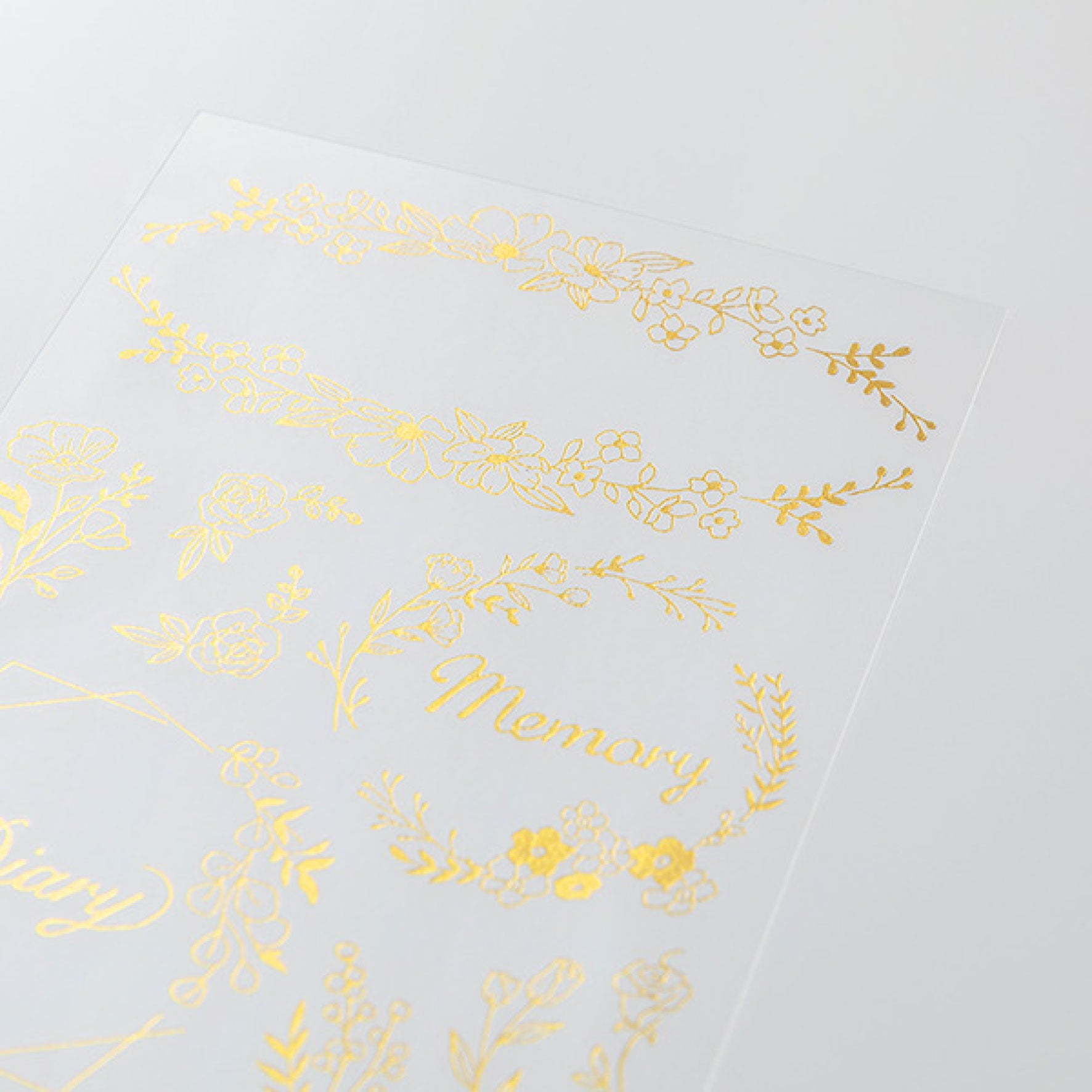 Midori - Planner Sticker - Foil Transfer - Floral
