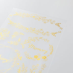 Midori - Planner Sticker - Foil Transfer - Floral