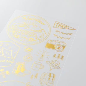 Midori - Planner Sticker - Foil Transfer - Travel