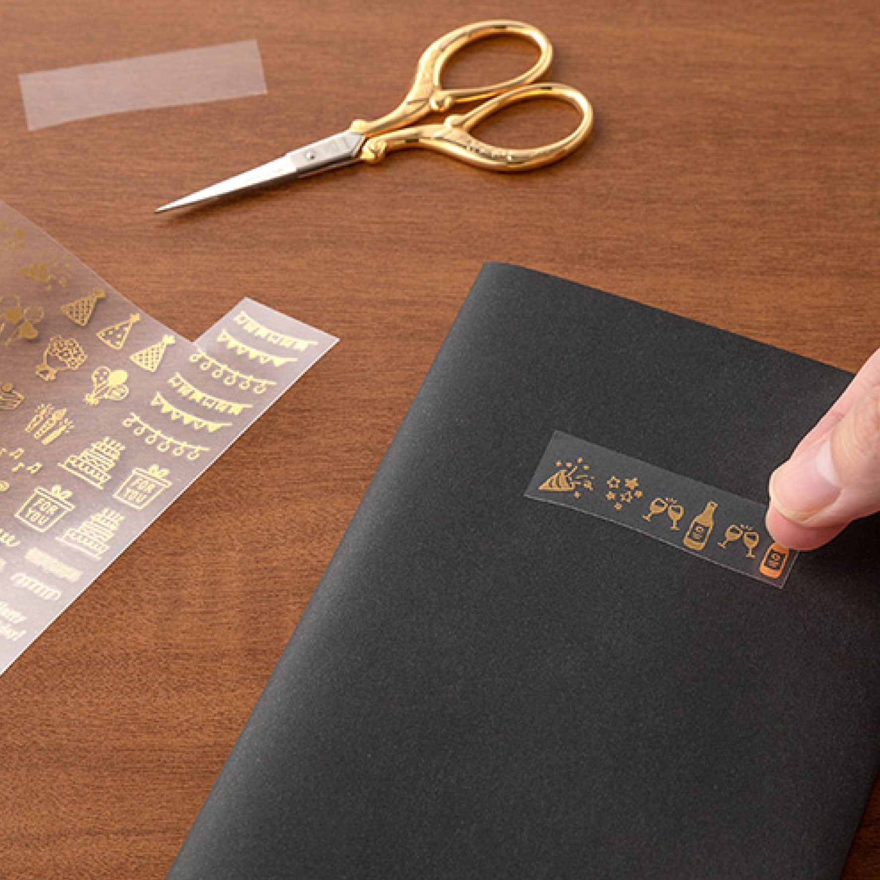 Midori - Planner Sticker - Foil Transfer - Celebration