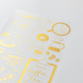 Midori - Planner Sticker - Foil Transfer - Coffee
