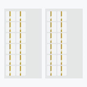 Midori - Planner Sticker - Index Labels - Numbers - Gold <Outgoing>
