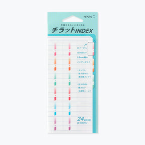 Midori - Planner Sticker - Index Labels - Numbers - Colour <Outgoing>
