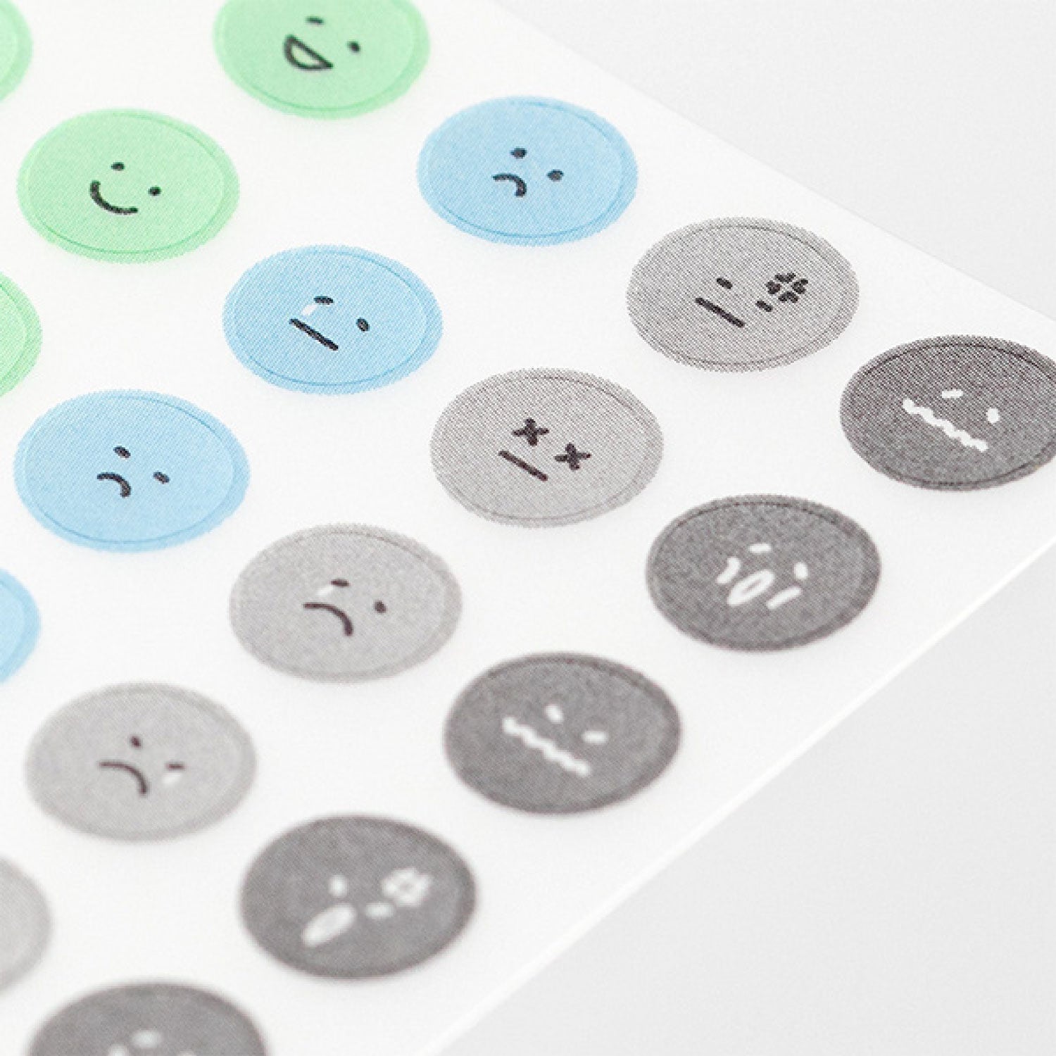 Midori - Planner Sticker - Seal Collection - Faces