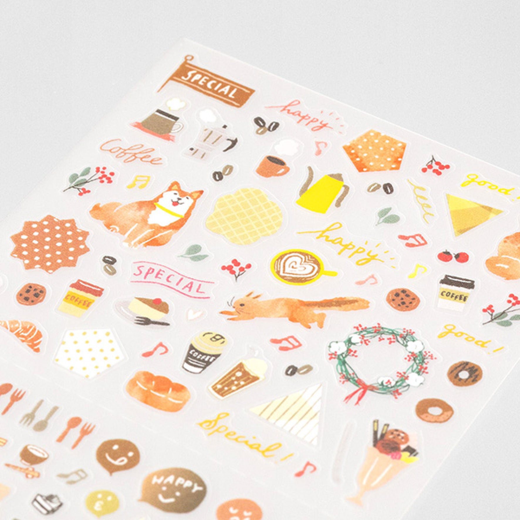 Midori - Planner Sticker - Seal Collection - Brown