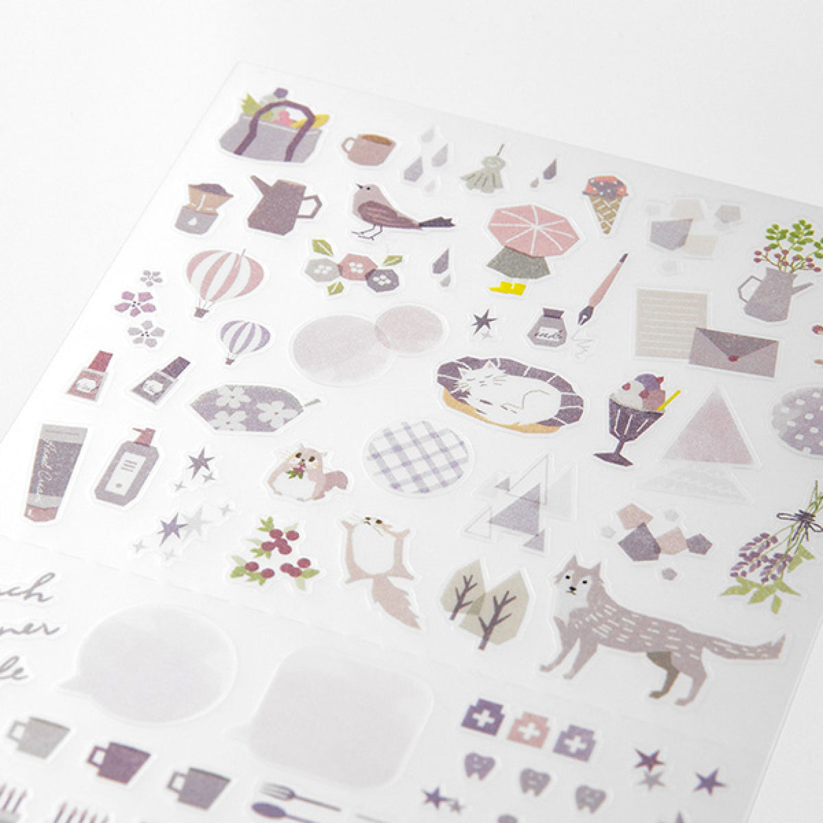 Midori - Planner Sticker - Seal Collection - Lavender