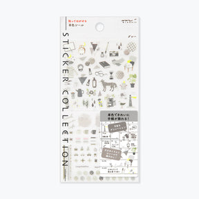 Midori - Planner Sticker - Seal Collection - Grey