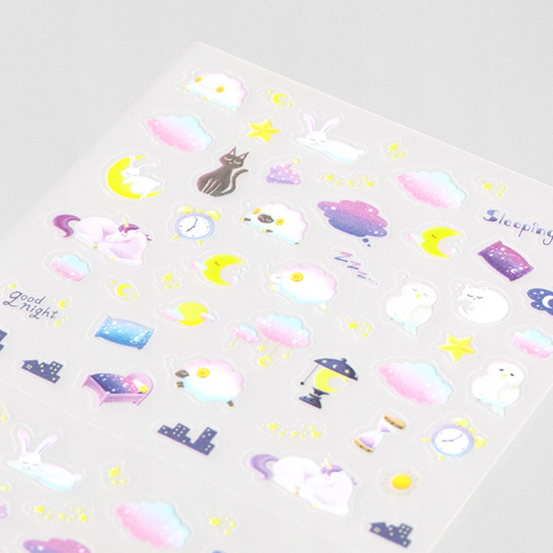 Midori - Planner Sticker - Seal Collection - Night <Outgoing>