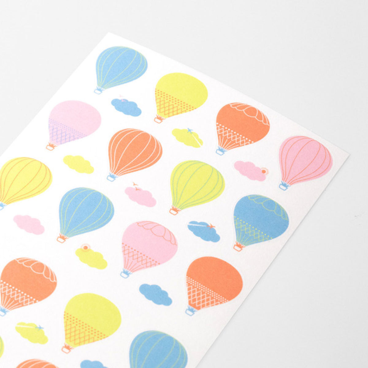 Midori - Planner Sticker - Seal Collection - Hot Air Balloons