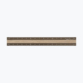 Midori - Ruler - Aluminium - 15cm - Brown - Light