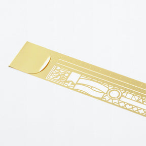 Midori - Ruler - Stencil - Ribbon (Gold)