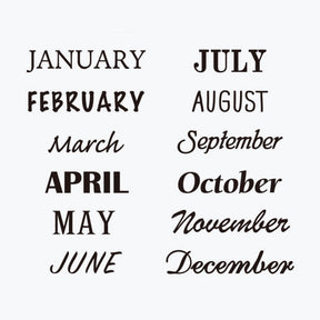 Midori - Stamp - Rotating - Month