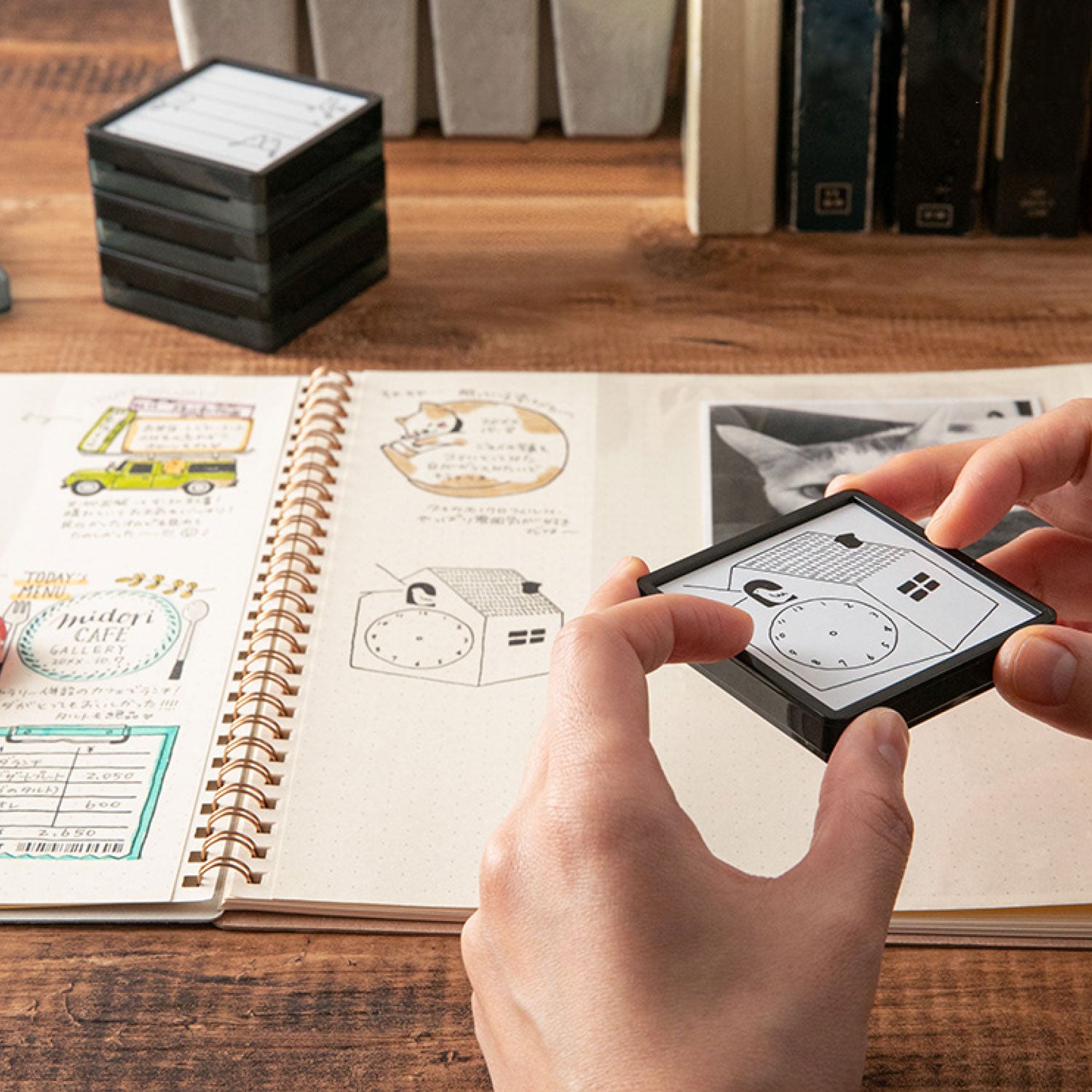 Midori - Stamp - Self-Inking - Habit Tracker