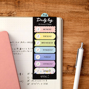 Midori - Sticker Seal - Daily Log - Colour