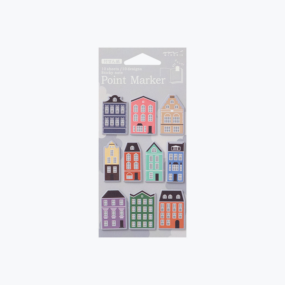 Midori - Sticker Seal - Point Marker - Town