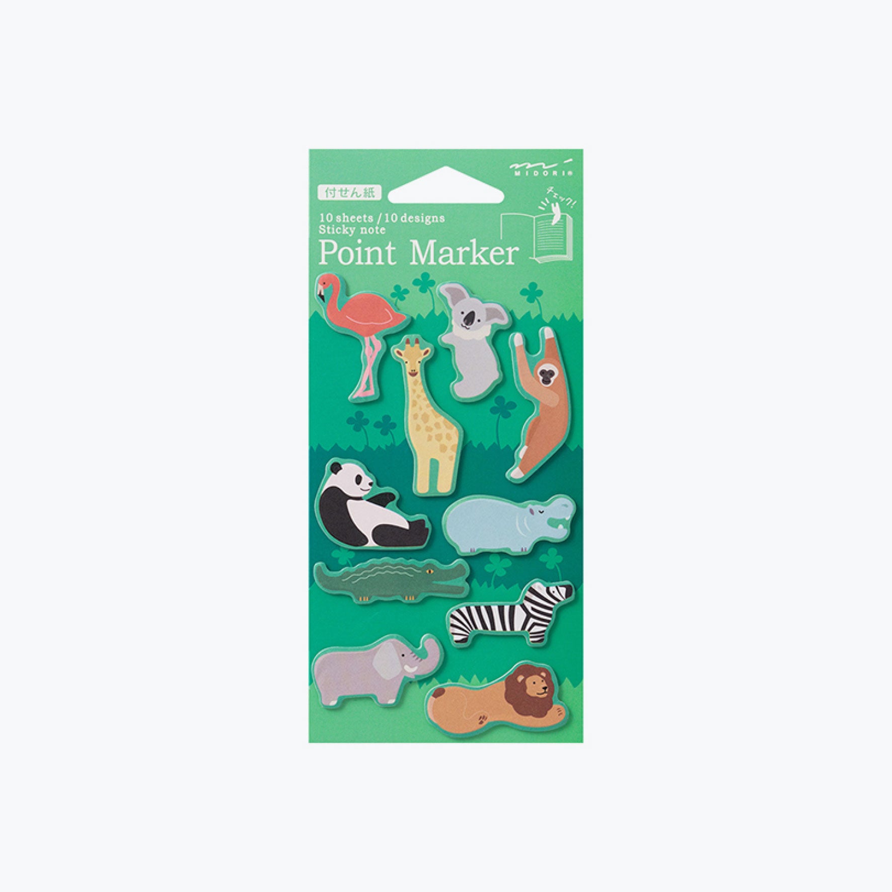 Midori - Sticker Seal - Point Marker - Zoo