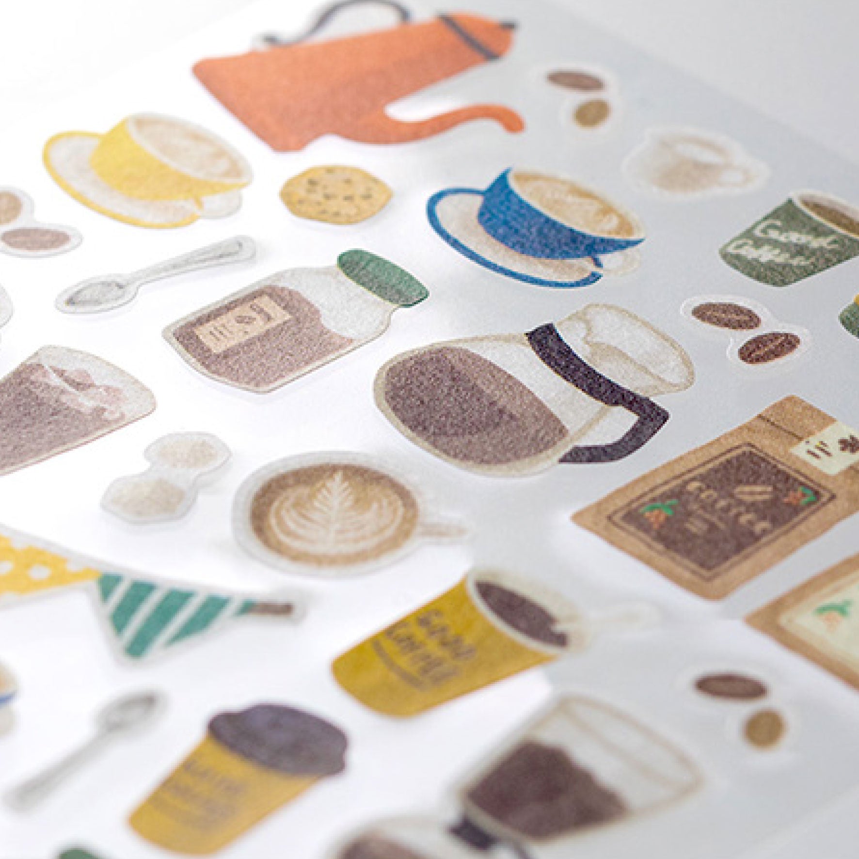 Midori - Sticker Seal - Sticker Marché - Coffee