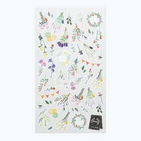 Midori - Sticker Seal - Sticker Marché - Dried Flowers <Outgoing>