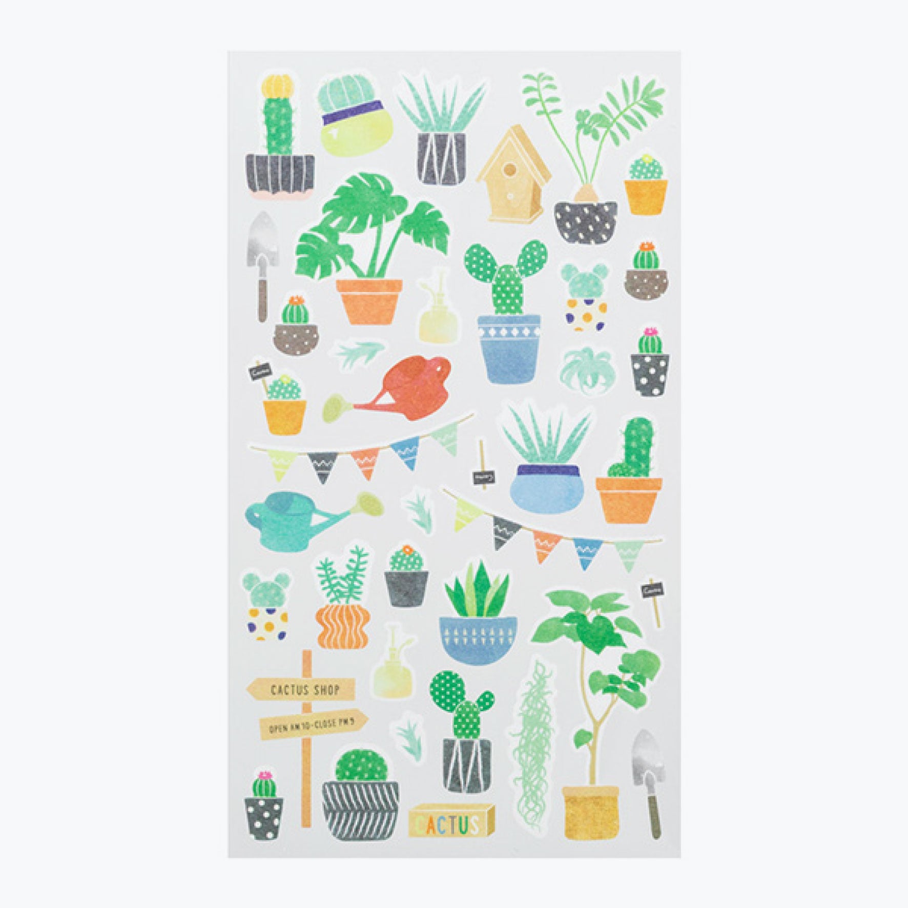 Midori - Sticker Seal - Sticker Marché - Cactus <Outgoing>